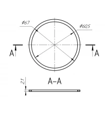 Прокладка 1 1/2х40 ANI PLAST