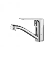 RS27 Смеситель для раковины, пов.излив 132мм, р/ОД, хром, ROS, RS27-22