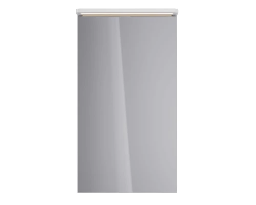 Шкаф зеркальный Lemark ZENON 45х80 см 1 дверный, петли слева, с козырьком-подсветкой, с розеткой, цв