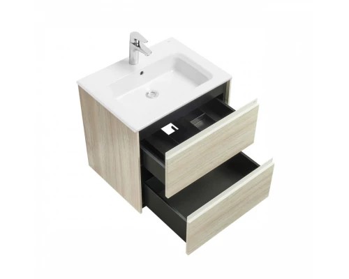 ONA Модуль для раковины 600 мм, 585x450x565 мм, с 2 ящиками, светлый дуб, ROCA