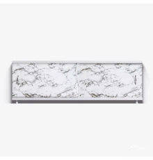 ПРЕМЬЕР Экран для ванны 170 см, полистирол,(черно-белый мрамор-004), ALAVANN