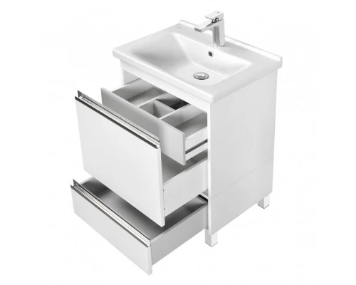 Тумба КАПРИ 60, подвесная, белая (под раковину МИРАНДА 60)