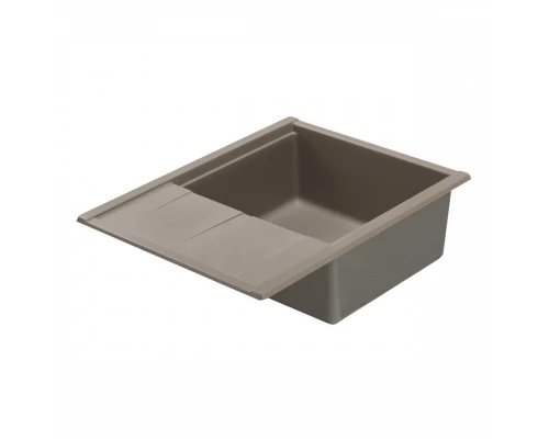 Мойка для кухни  Делия 65 650x516x218 мм, прямоуг. с крылом, серый шелк