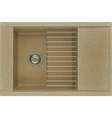 Мойка для кухни Делия 78 787x516x218 мм, прямоуг. с крылом, песочный