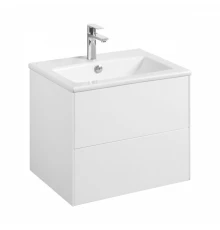 Тумба СОХО 60, белый глянец (под раковину ЭЛИНА 60)