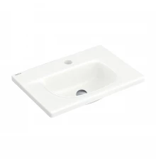 Раковина Small, встраиваемая, 45х31 см, прямоугольная, белый глянец, BERGES