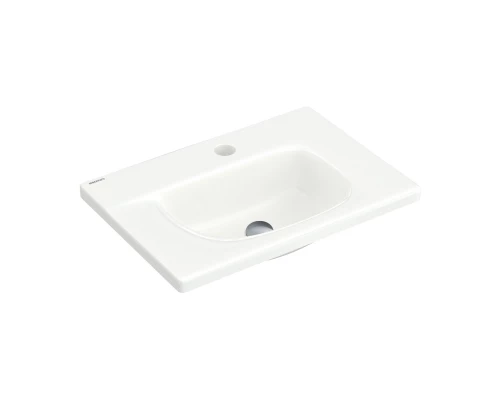 Раковина Small, встраиваемая, 45х31 см, прямоугольная, белый глянец, BERGES