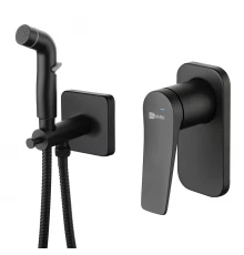 Bronx Смеситель для биде, без излива встраивамемый гигиен.душ,р/ОД, черный, LM, LM3719BL