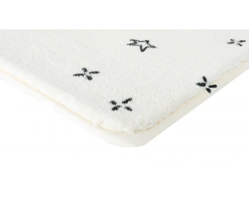 Коврик для ванной Fixsen Teddy Sky 1-ый FX-6001S, белый, 50х80см