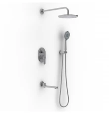 Душевой комплект NARDIS 3R, поворотный излив, хром, BERGES