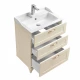 Тумба ЛЕОН 65 H, дуб беж. (под раковину ФАБИА 65)