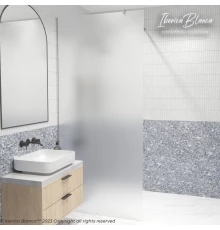 Душевая перегородка IBERICA BLANCA Mod.602 Walk In матовое стекло/хром 120х200см (IB602.MC.200.120)