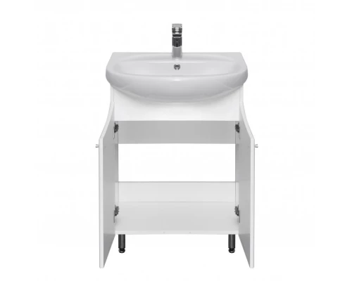 Тумба МИНИМА Н 65, белая (под раковину СТЕЛЛА 65)