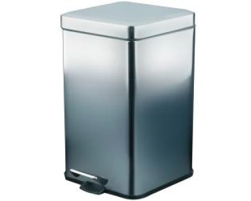 Ведро из нерж. стали 12 л. с педалью прямоугольное матовое,  09111.12.S, шт