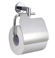 Держатель для туалетной бумаги с крышкой Line глянец