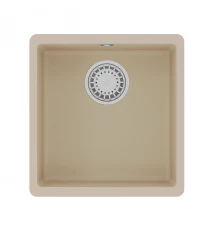 Кухонная мойка Lemark SINARA 400-U подстольного монтажа из кварцгранита, Бежевый