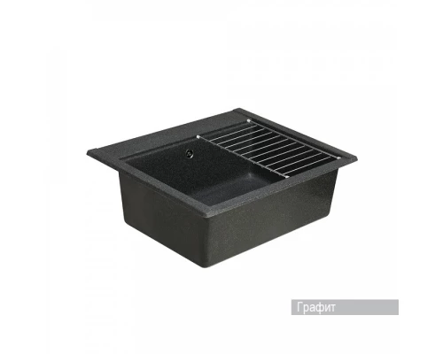 Мойка для кухни  Делия 60 602х517х218 мм, графит