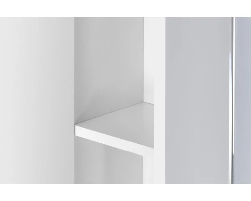 Зеркальный шкаф ОНДА 60, левое, белое