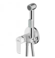 W25 Смеситель для биде, гигиен.душ на стену (к/25), р/ОД, хром/белый, ROS, W25-51