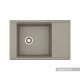 Мойка для кухни Делия 78 787x516x218 мм, прямоуг. с крылом, серый шелк