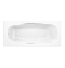 Ванна стальная BLB ATLANTICA B70J handles с шумоизоляцией и отверстиями для ручек 1700х800 мм, лист 3,5 мм (B70J handles)