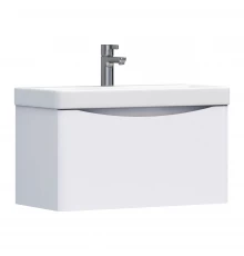 Тумба Glem 70, подвесная, 1 ящ., белая (под раковину Glem 70) VIGO