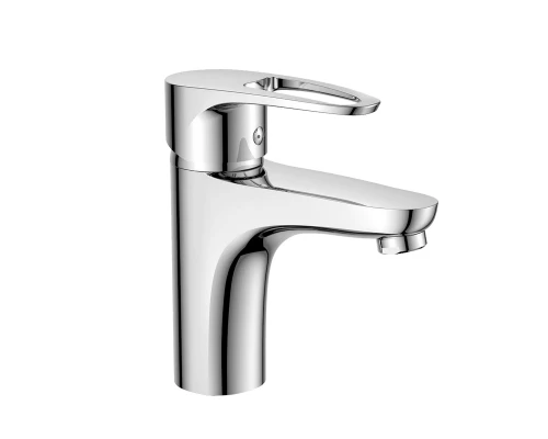 DR70 Смеситель для раковины, монолит.излив 107мм, р/ОД, хром, DR, DR70011