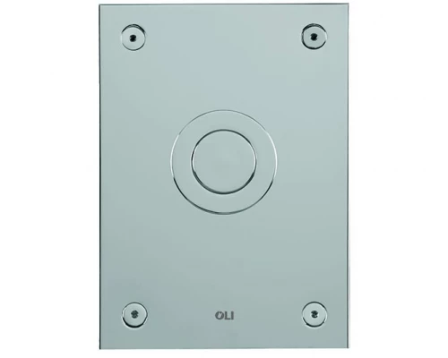 031752 Панель механ. URINAL TREND, сталь нержав., хром,  OLI