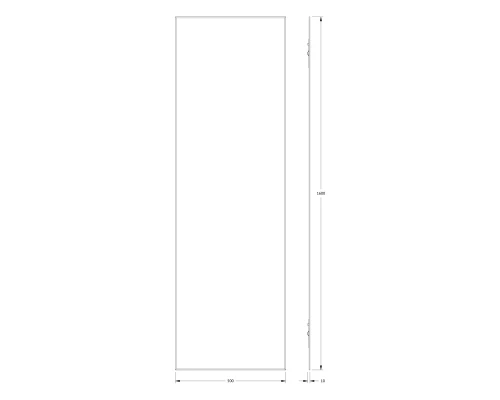 Зеркало настенное с фацетом Standard EVOFORM 50x160 см, BY 0255