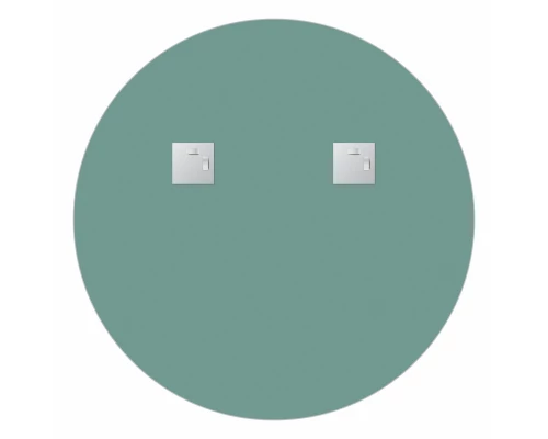 Зеркало настенное с полочкой (цвет: черный) Shadow EVOFORM D70 см, BY 0562