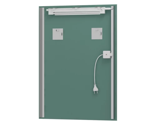 Зеркало настенное cо встроенным LUM-светильником Lumline EVOFORM 70х75 см, BY 2004