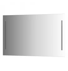 Зеркало настенное с 2-мя встроенными LED-светильниками Ledline EVOFORM 120х75 см, BY 2120