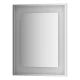 Зеркало настенное в багетной раме хром со встроенным LED-светильником Ledside EVOFORM 60x75 см, BY 2201