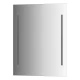 Зеркало настенное с 2-мя встроенными LED-светильниками, ИК-выключатель, Ledline EVOFORM 60x75 см, BY 2315