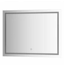Зеркало настенное со встроенным LED-светильником, сенсорный выключатель, Ledline EVOFORM 80х60 см, BY 2435