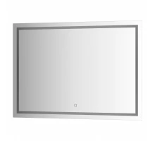 Зеркало настенное со встроенным LED-светильником, сенсорный выключатель, Ledline EVOFORM 100х70 см, BY 2437