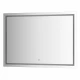 Зеркало настенное со встроенным LED-светильником, сенсорный выключатель, Ledline EVOFORM 100х70 см, BY 2437