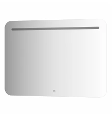 Зеркало настенное со встроенным LED-светильником, сенсорный выключатель, Ledline EVOFORM 100х70 см, BY 2447
