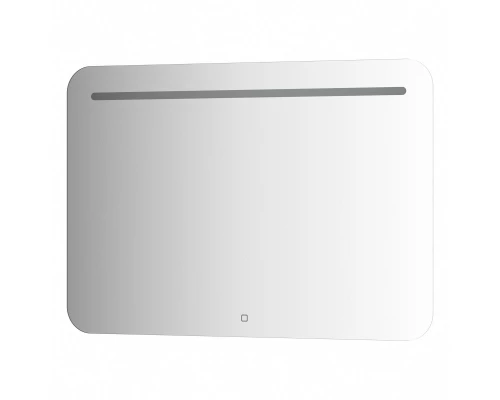 Зеркало настенное со встроенным LED-светильником, сенсорный выключатель, Ledline EVOFORM 100х70 см, BY 2447