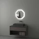 Зеркало настенное с LED-подсветкой, сенсорный выключатель, Ledshine EVOFORM 60х60 см, BY 2603