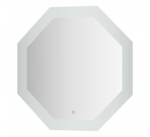 Зеркало настенное с LED-подсветкой, сенсорный выключатель, Ledshine EVOFORM 80х80 см, BY 2605