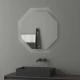 Зеркало настенное с LED-подсветкой, сенсорный выключатель, Ledshine EVOFORM 80х80 см, BY 2605