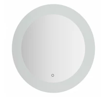 Зеркало настенное с LED-подсветкой, сенсорный выключатель, Ledshine EVOFORM 60х60 см, BY 2623