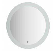 Зеркало настенное с LED-подсветкой, сенсорный выключатель, Ledshine EVOFORM 80х80 см, BY 2625