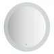 Зеркало настенное с LED-подсветкой, сенсорный выключатель, Ledshine EVOFORM 80х80 см, BY 2625