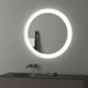 Зеркало настенное с LED-подсветкой, сенсорный выключатель, Ledshine EVOFORM 80х80 см, BY 2625