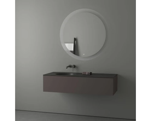 Зеркало настенное с LED-подсветкой, сенсорный выключатель, Ledshine EVOFORM 100х100 см, BY 2627