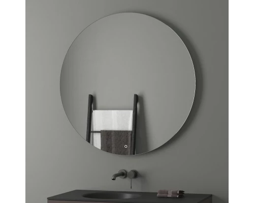 Зеркало настенное с LED-подсветкой, сенсорный выключатель, Ledshine EVOFORM 100х100 см, BY 2647