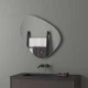 Зеркало настенное с LED-подсветкой, сенсорный выключатель, Ledshine EVOFORM 70х70 см, BY 2664
