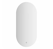 Зеркало настенное с LED-подсветкой, сенсорный выключатель, Ledshine EVOFORM 40х80 см, BY 2696